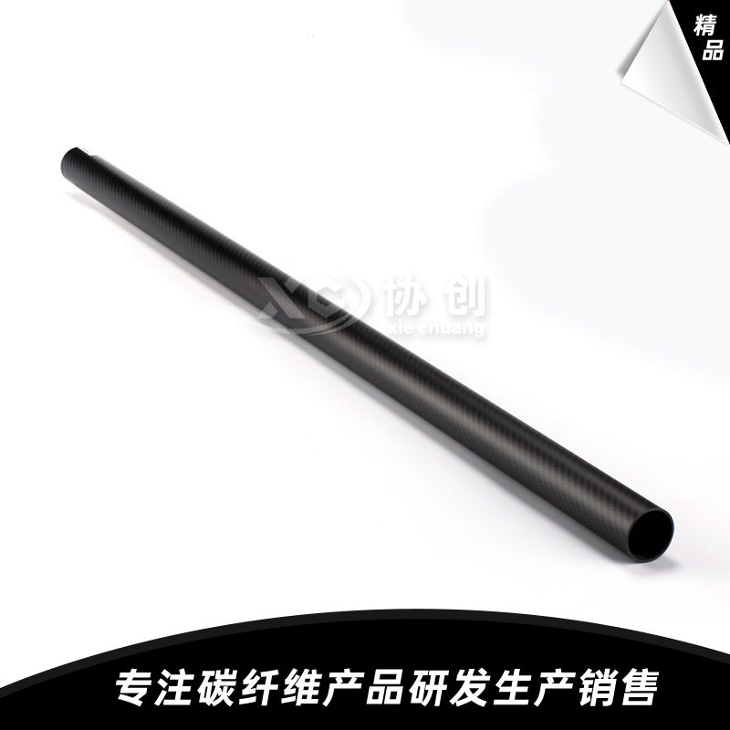 3K斜紋啞光全碳纖維管36-40-1000(2)